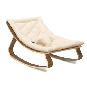Charlie Crane – LEVO Wipstoeltje – Walnut – Organic Milk